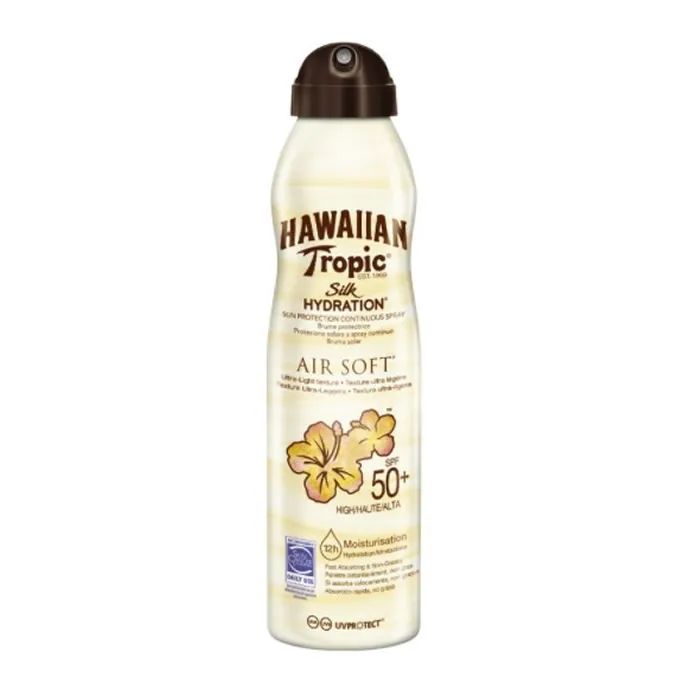 Hawaiian Tropic Silk Hydration Air Soft Sunscreen Mist Spf50+ 220 ml