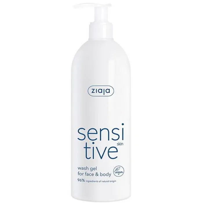 Ziaja Sensitive Gel Detergente Viso e Corpo per Pelli Sensibili 400ml