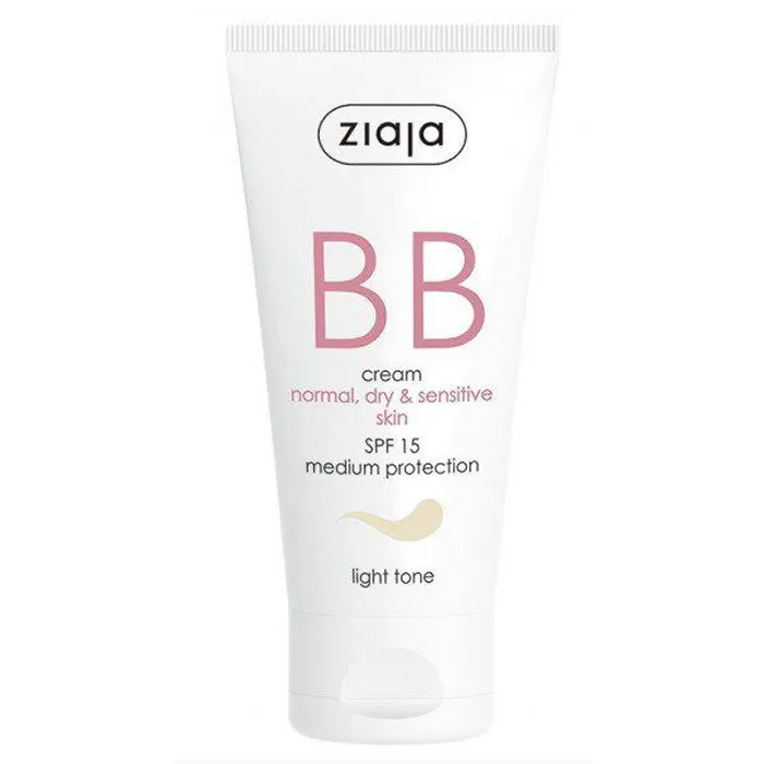 Ziaja BB Cream per pelli normali, secche e sensibili SPF15 naturale 50 ml