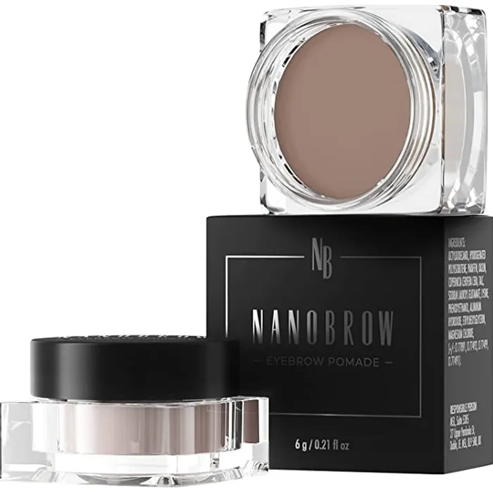 Pomata per sopracciglia Nano Brow, marrone medio, 6 g