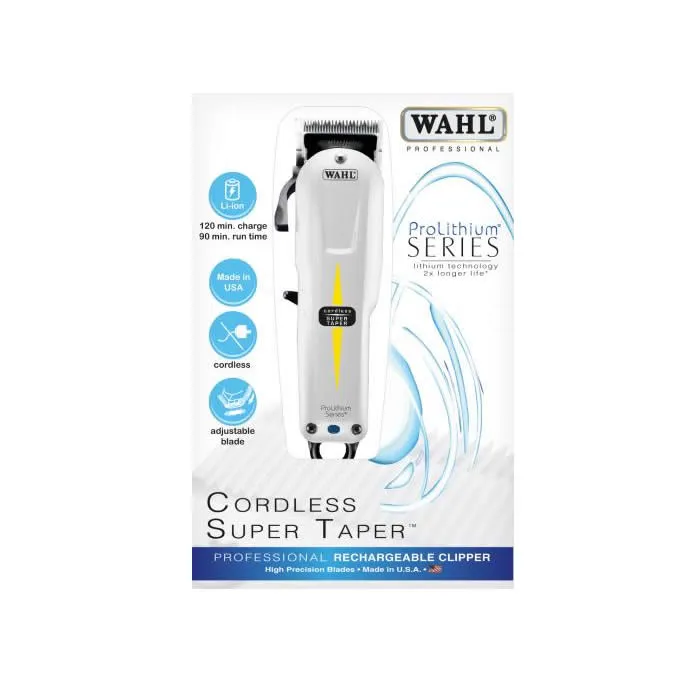 Wahl Super Taper Powerful Heavy Duty Cordless Clipper Wahl Super Taper Powerful Heavy Duty Cordless Clipper