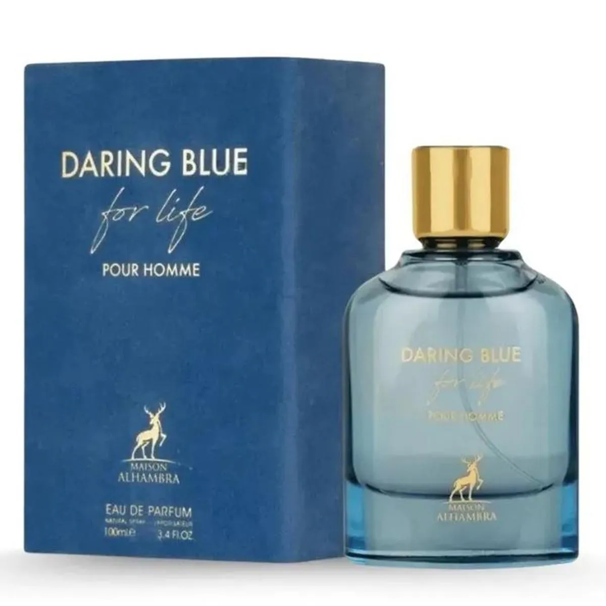 Maison Alhambra Daring Blue For Life Eau de Parfum per uomo 100 ml Spray