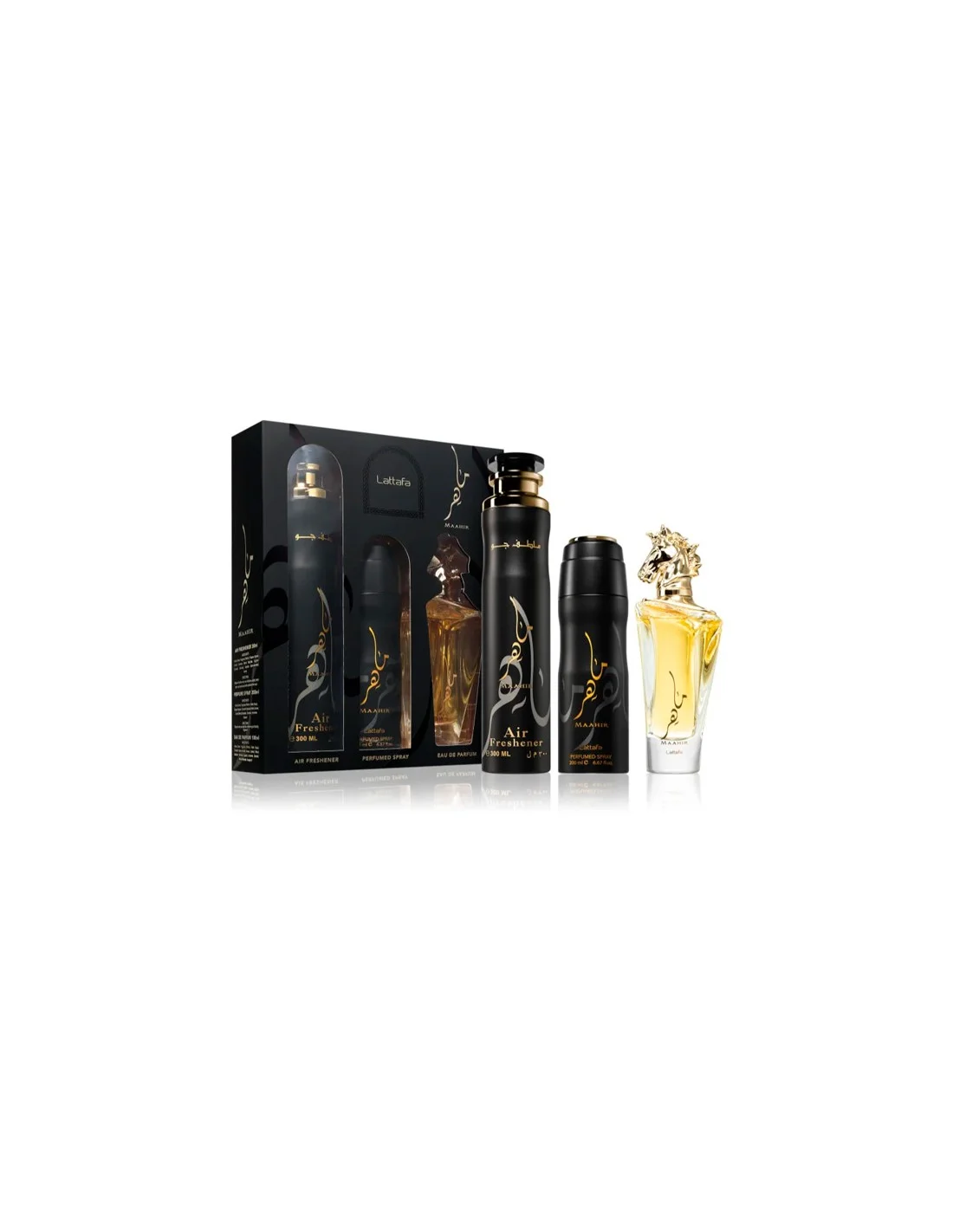 Lattafa Maahir Set Edp 100 Deodorante 200 Ambiente 300ml