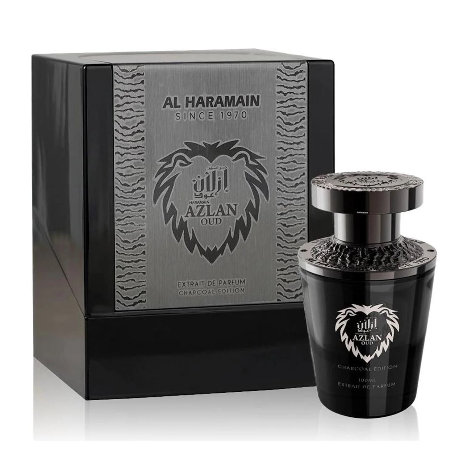 Al Haramain Amber Oud Extracto De Perfume Charcoal Edition 100ml Spray Al Haramain Amber Oud Extracto De Perfume Charcoal Edition 100ml Spray