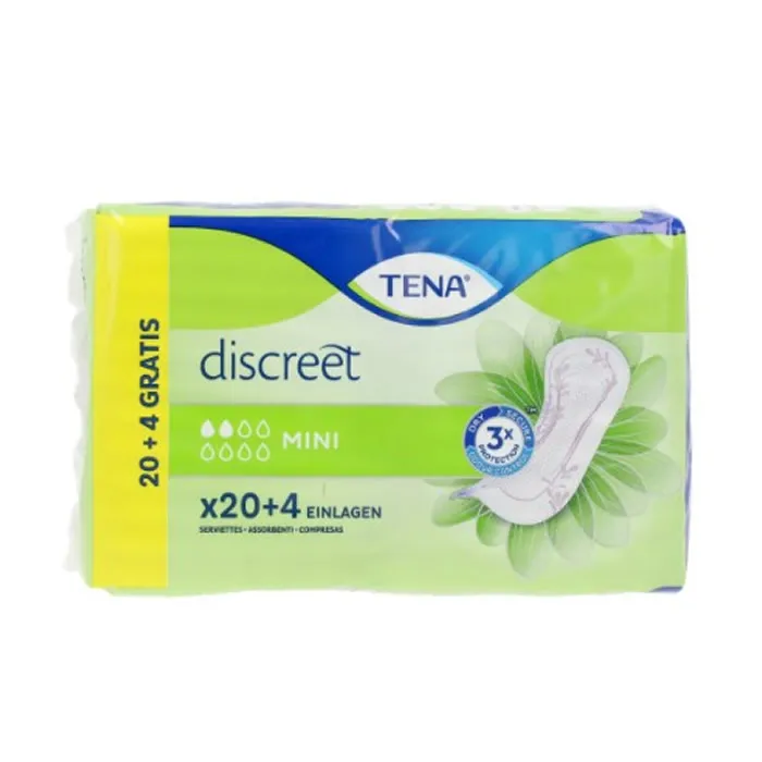 Assorbenti igienici per incontinenza Tena Discreet Mini 24 unità
