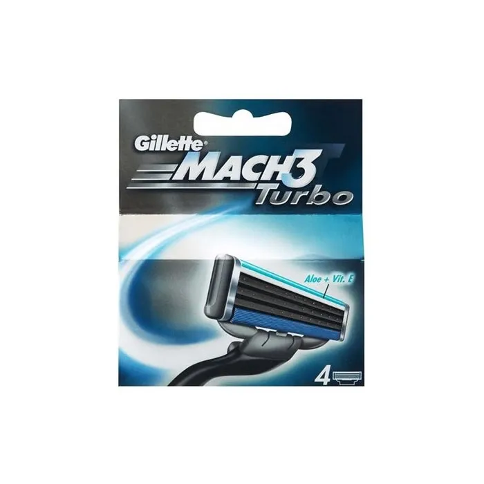 Ricarica Gillette Mach3 Turbo 4 unità