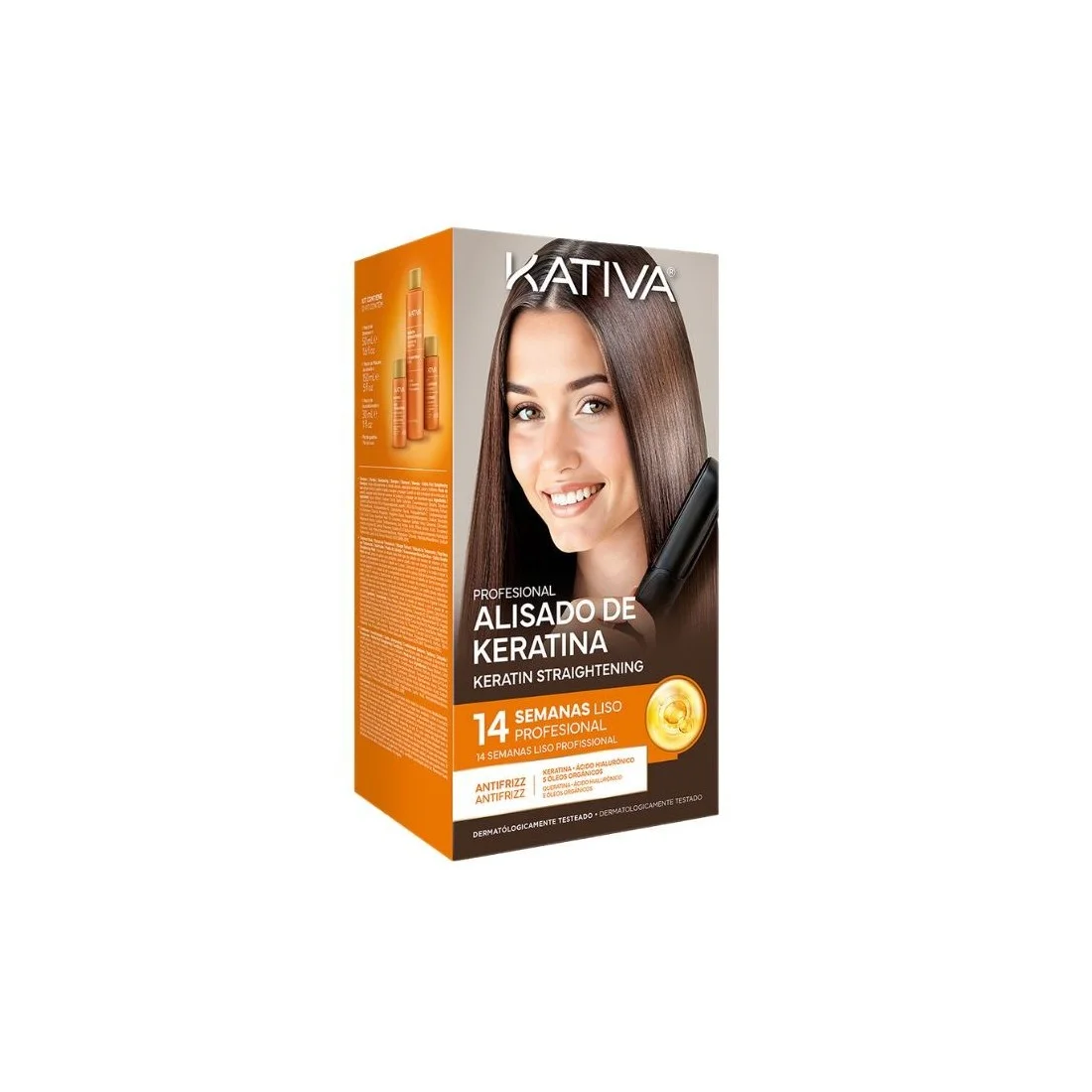 Kativa Profesional Alisado Brasileño Keratina Estuche 4 Piezas Kativa Profesional Alisado Brasileño Keratina Estuche 4 Piezas
