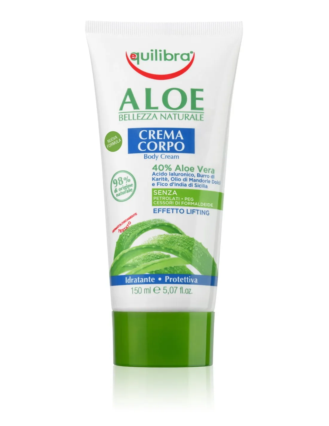 Crema corpo all’aloe Equilibra 150ml