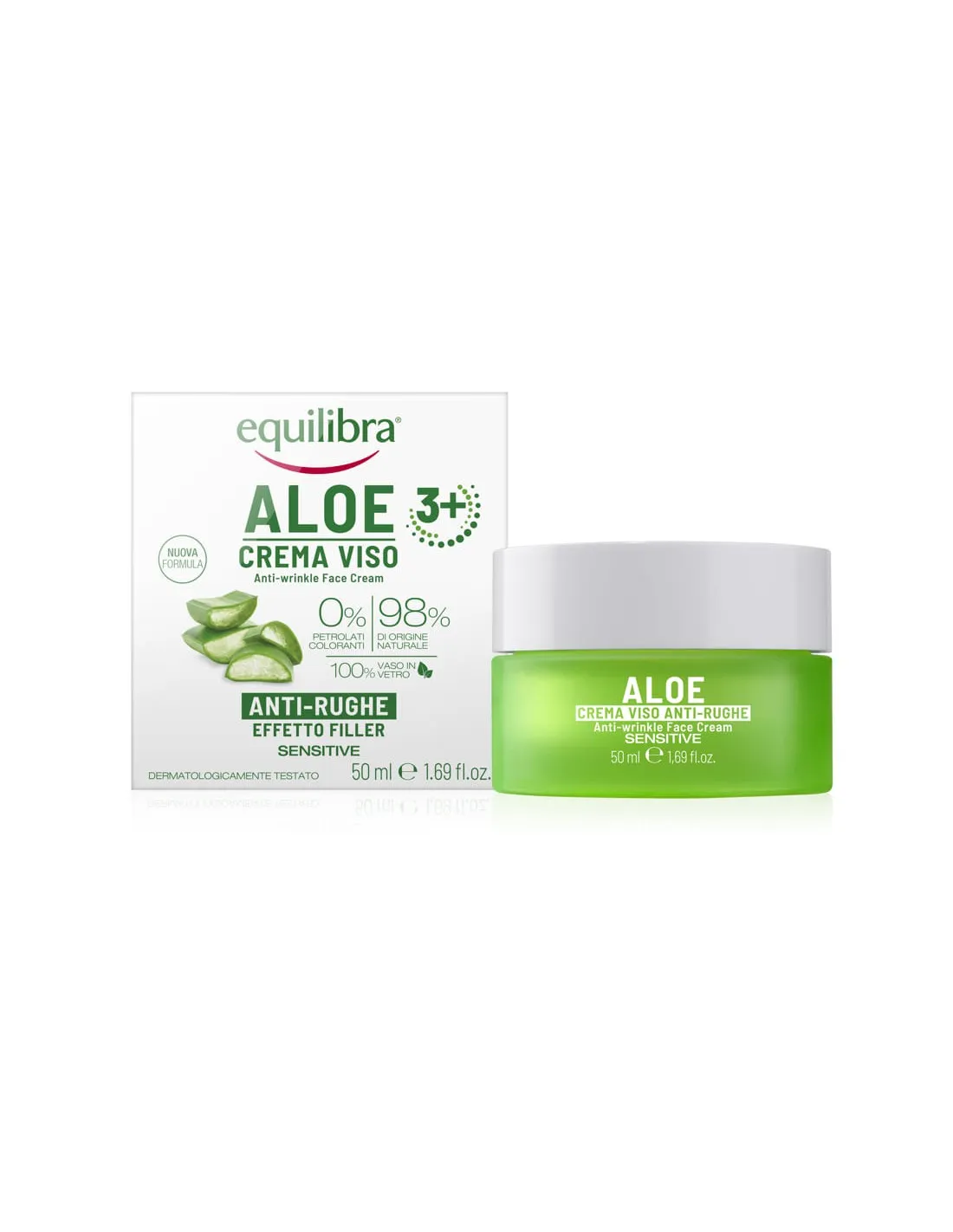 Equilibra Viso Aloe Antirughe Cr 50 ml