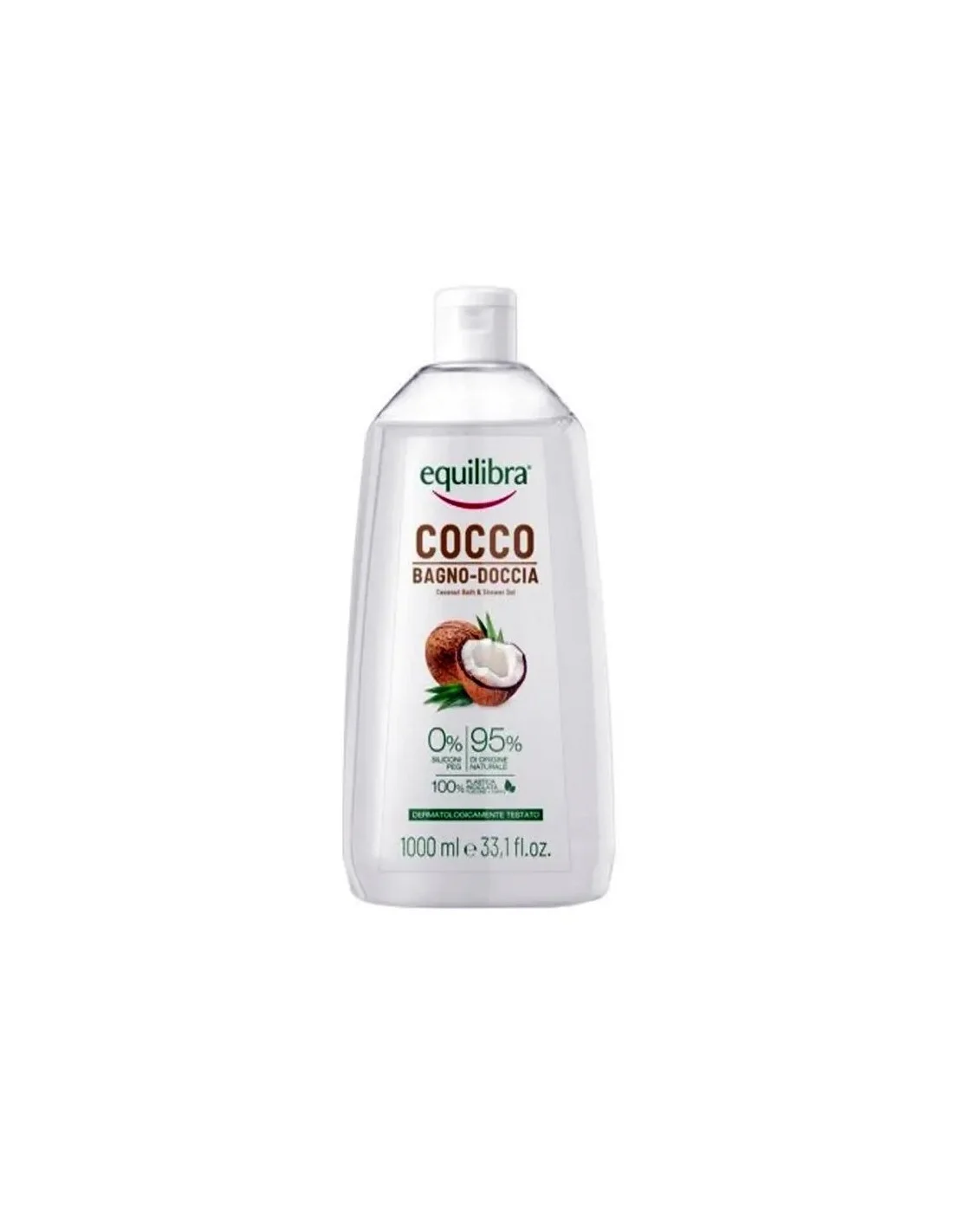 Gel da bagno al cocco Equilibra 1000ml