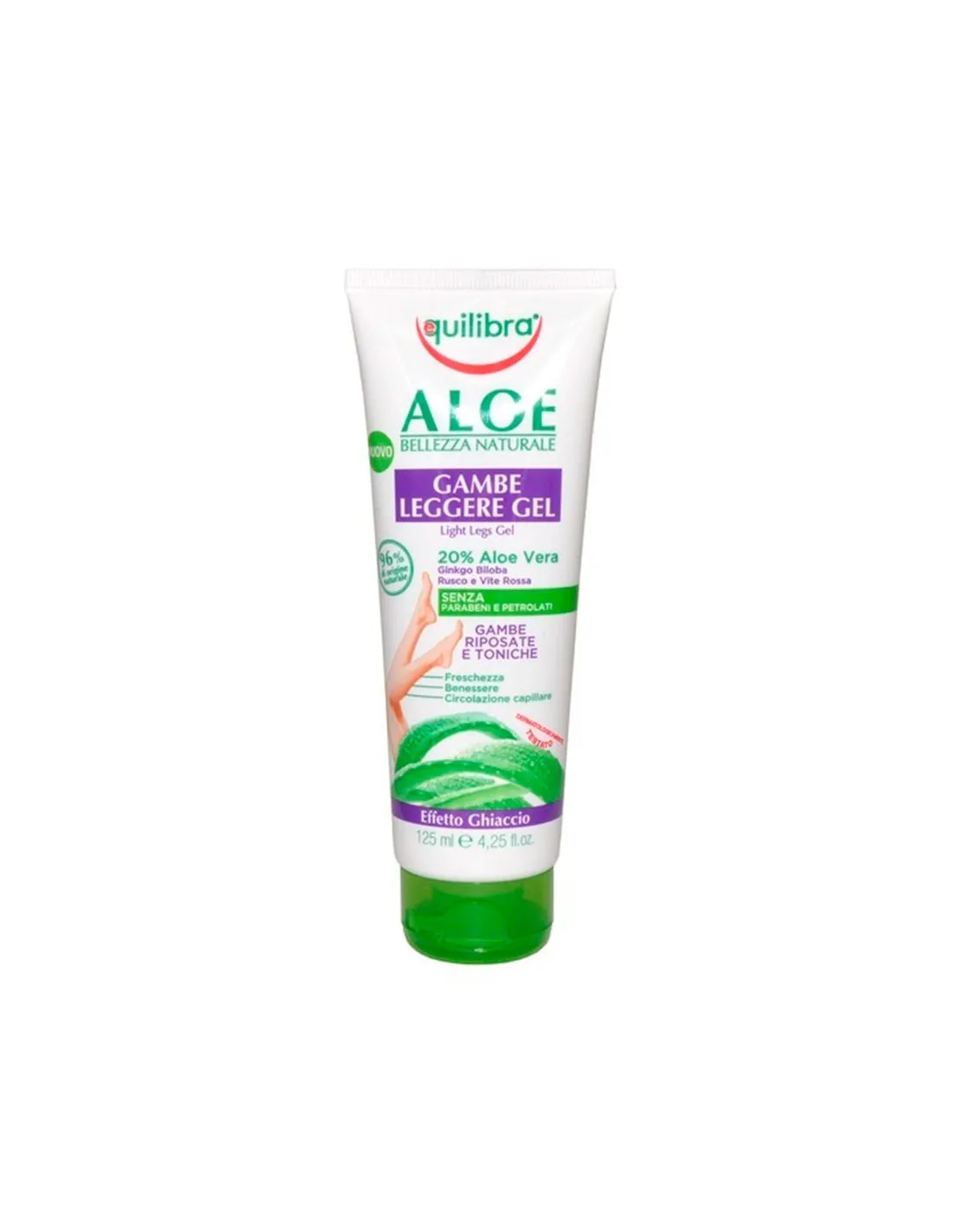 Equilibra Gambe Aloe Gel Leggero 125ml