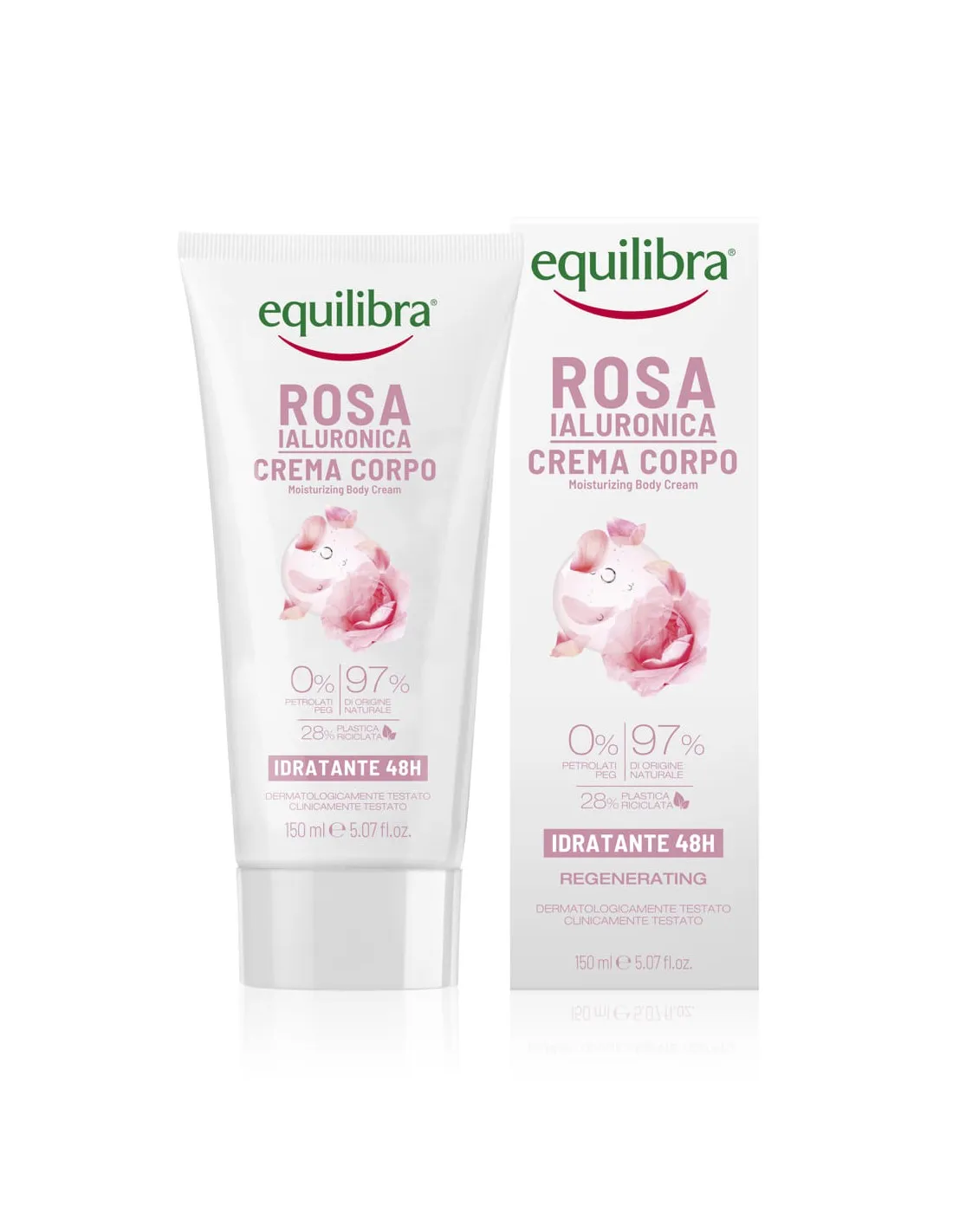 Crema corpo Equilibra Rose Hyaluron 150ml