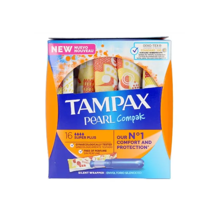 Tampax Pearl Compak Super Plus Buffer 18 unità