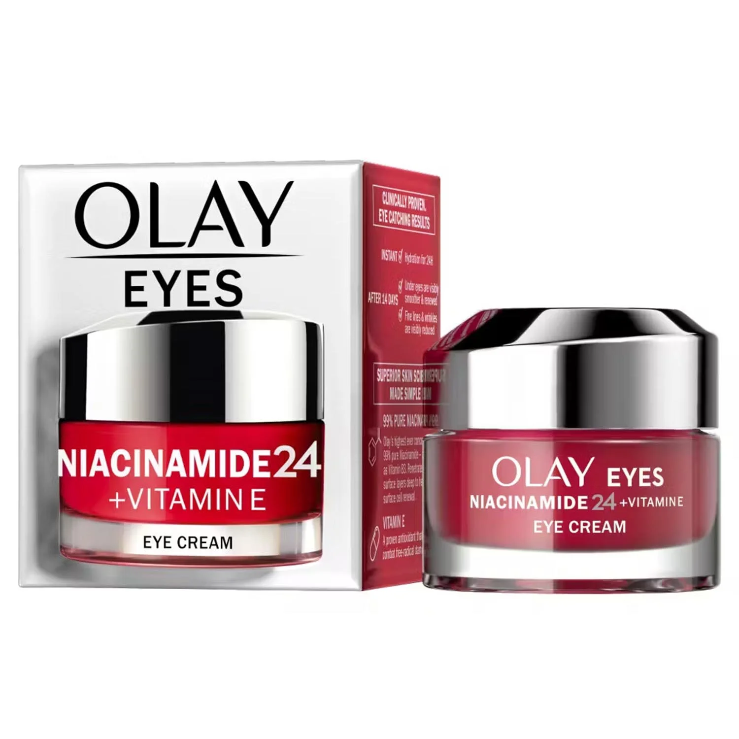 Olay Niacinamide 24 Vitamina E Crema Contorno Occhi 15ml