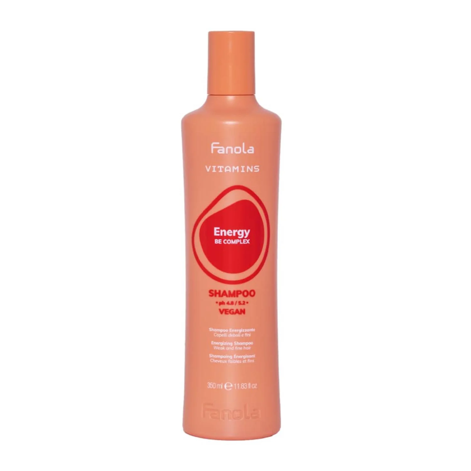 Fanola Vitamins Energy B Complex Shampoo Vegano 350ml