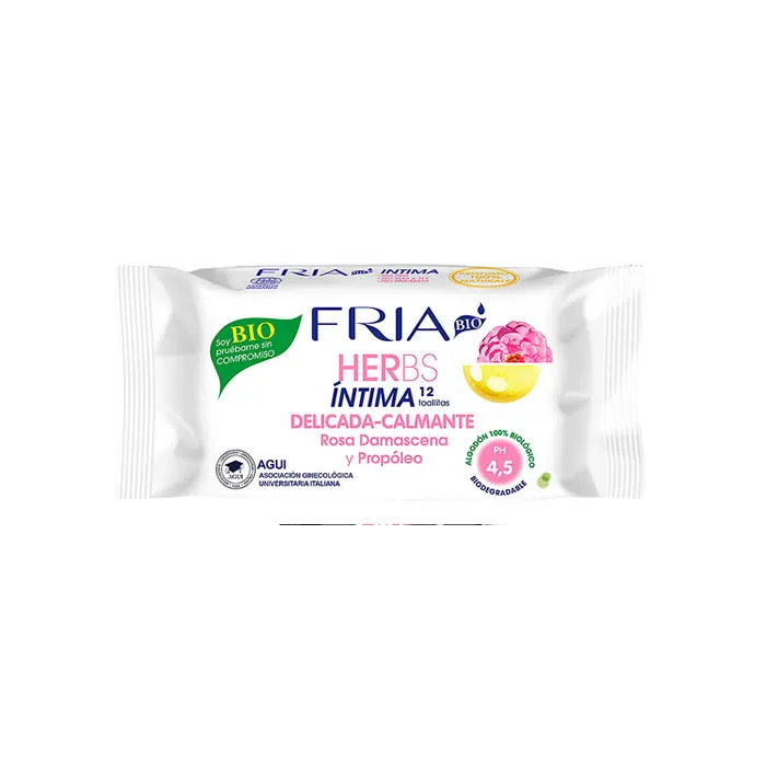 Fria Herbs Salviette intime lenitive pH 4,5 12 salviette