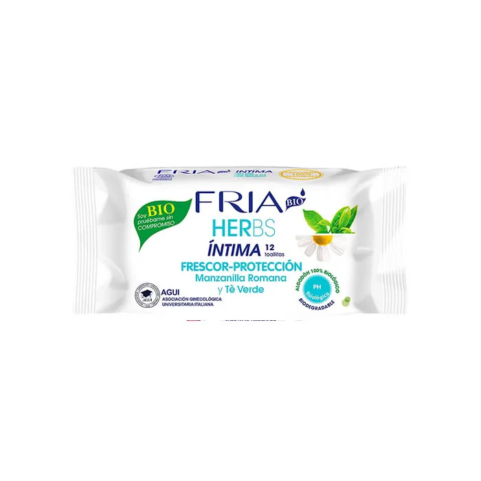 Fria Herbs Salviette Intime Fresche e Protette 12 Salviette