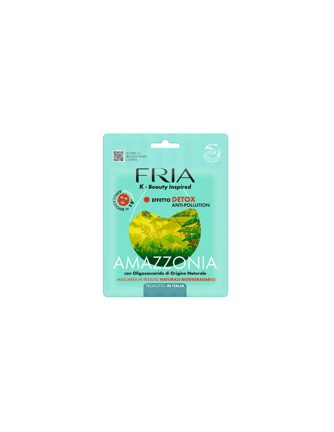 Maschera viso amazzonica fredda
