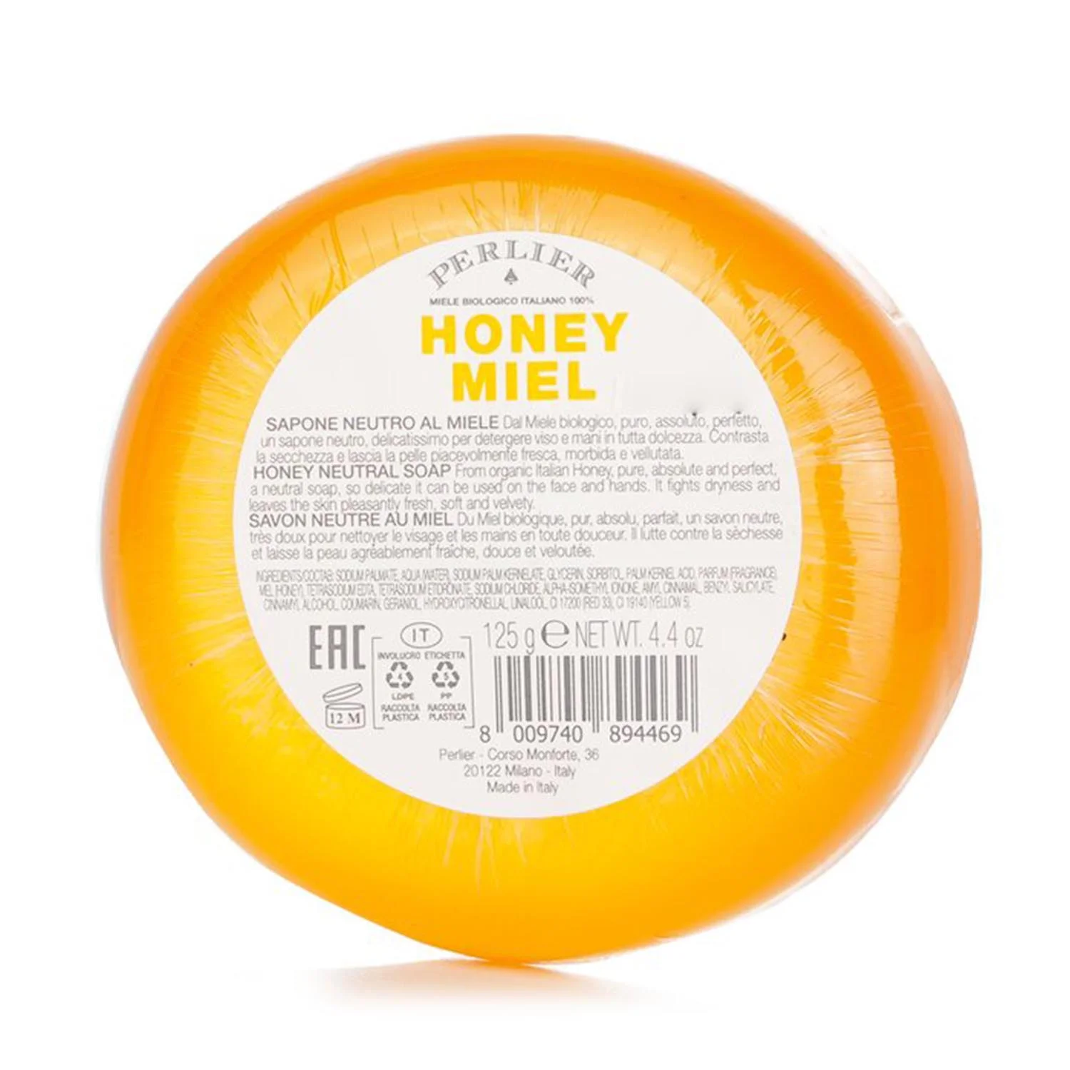 Perlier Sapone Al Miele Miele Neutro 125g