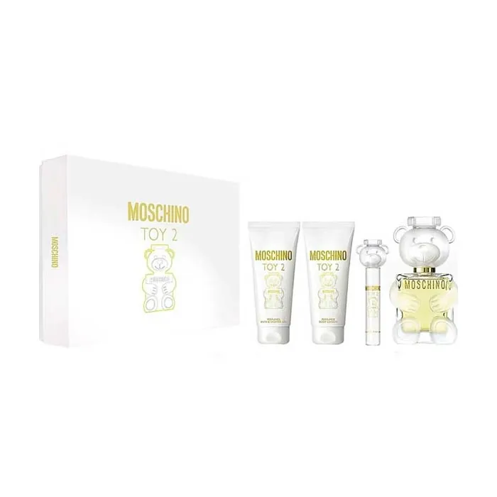 Moschino Toy 2 Eau De Parfum Spray 100ml Set 4 Pezzi