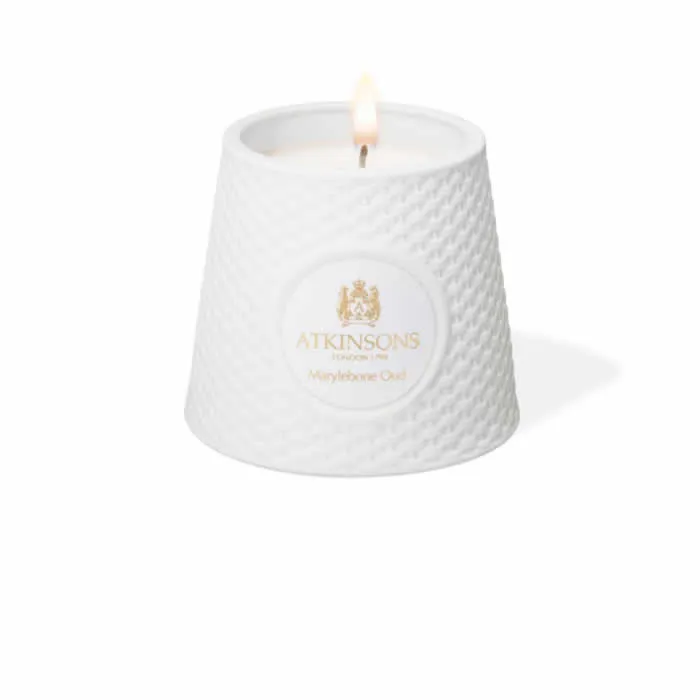 Candela profumata Atkinsons Marylebone Oud 200 g