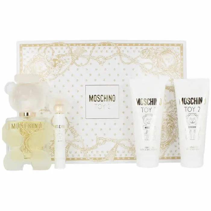 Moschino Toy 2 Eau De Parfum Spray 100ml Set 4 Pezzi