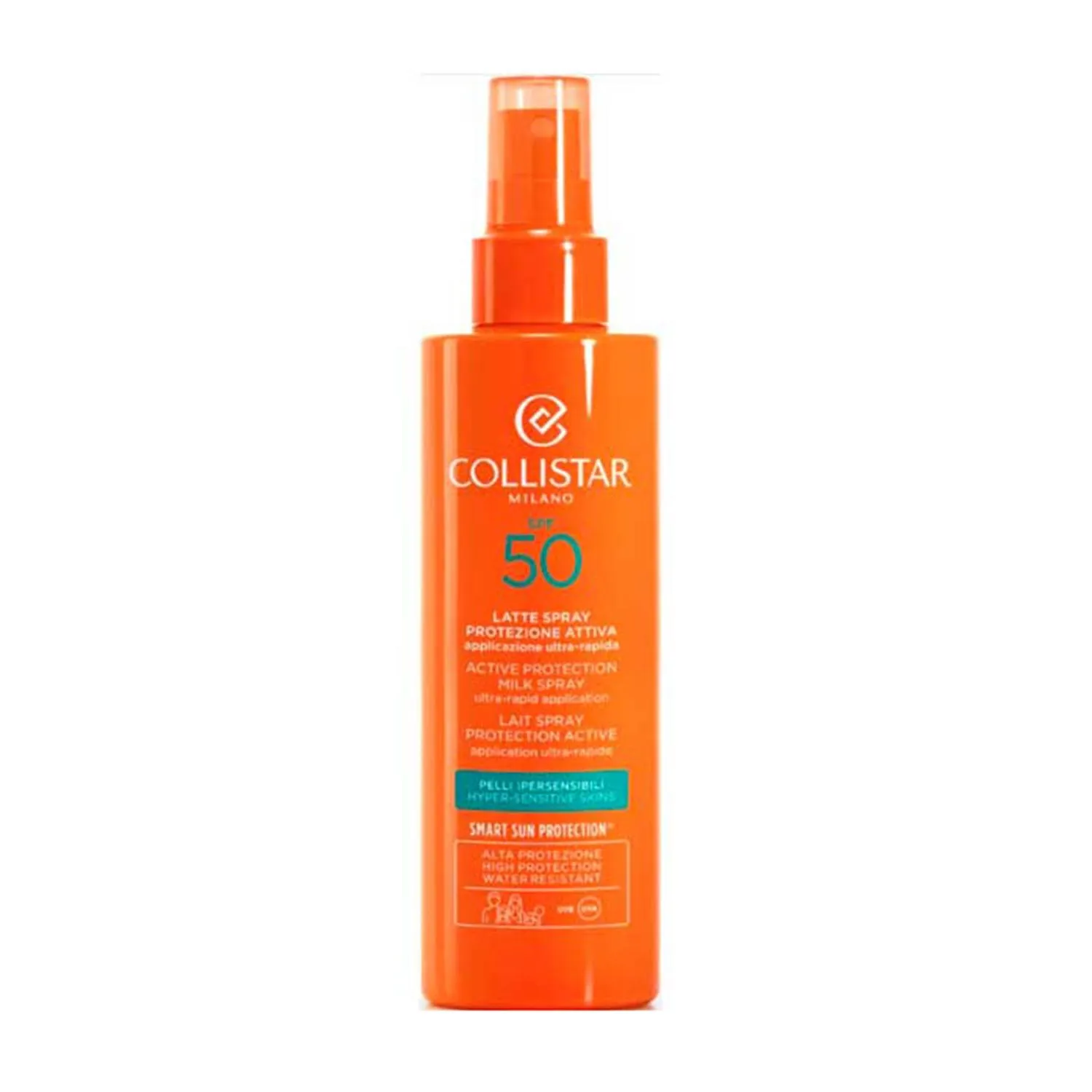 Collistar Latte Solare Spray Protezione Attiva SPF50 200ml