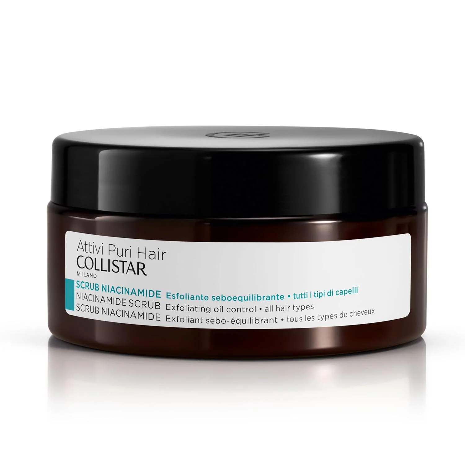 Collistar Scrub Esfoliante Seboregolatore alla Niacinamide per Tutti i Tipi di Capelli 250ml