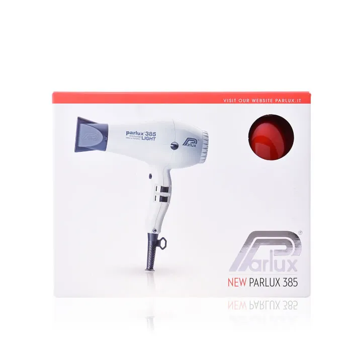 Asciugacapelli Parlux 385 Powerlight Ionic & Ceramic Rosso