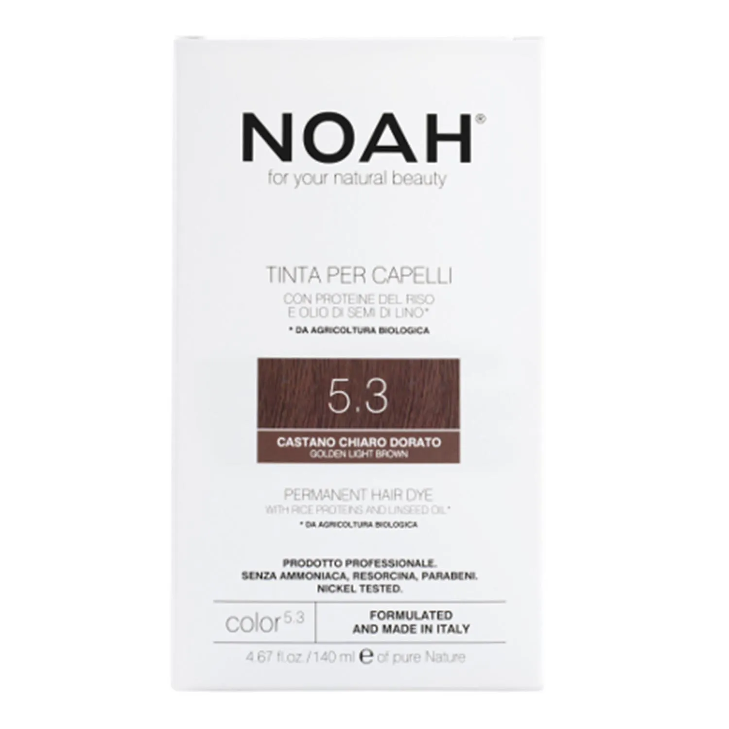 Noah Capilar Tinte Castano Chiaro Dorato 140ml