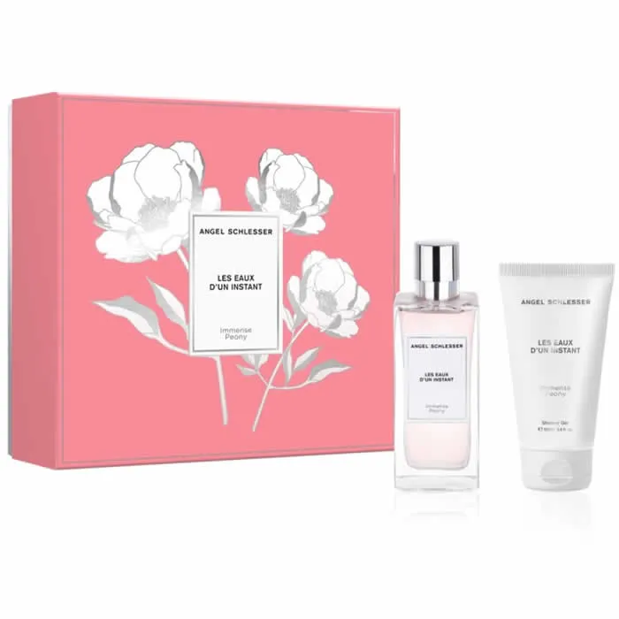 Angel Schlesser Immense Peony Eau De Toilette Spray 100 ml Set 2 Pezzi