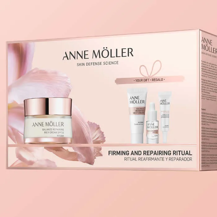 Anne Möller Rosage Crema Ricca Giorno 50 ml Set 4 Pezzi