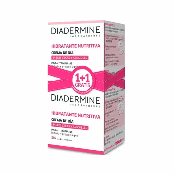 Diadermine Crema Giorno Nutriente Idratante 50 ml Set 2 Pezzi