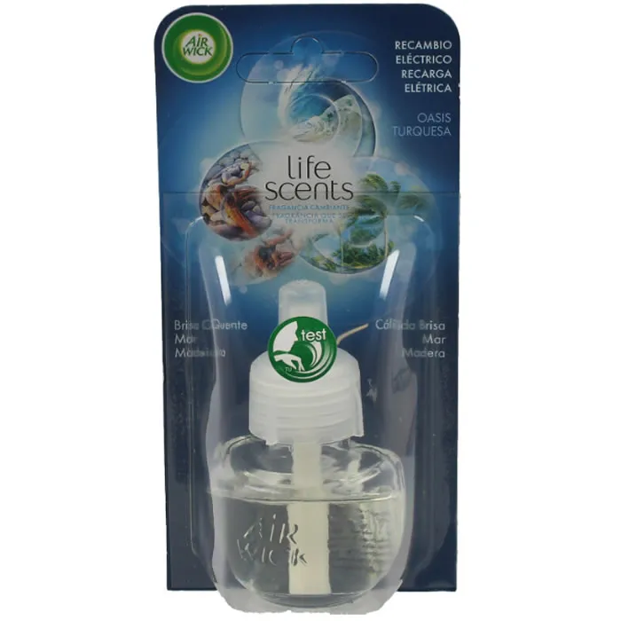 Ricarica per deodorante elettrico Air-Wick Life Scents Oasis Turquesa 17 ml