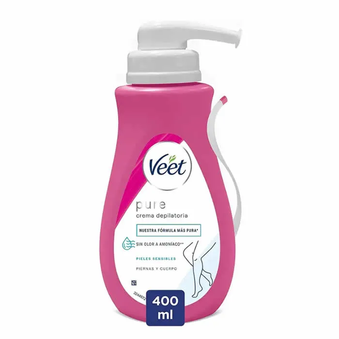 Veet Pure Shower Crema Depilatoria per Pelli Sensibili 400ml