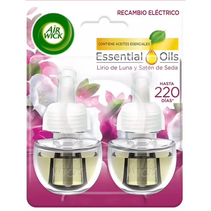 Ricarica per deodorante elettrico Air-Wick Smooth Satin And Moon Lillie 2x19ml