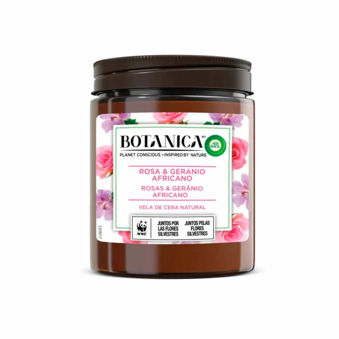 Air Wick Botanica Rose & Geranium Candle 205 g
