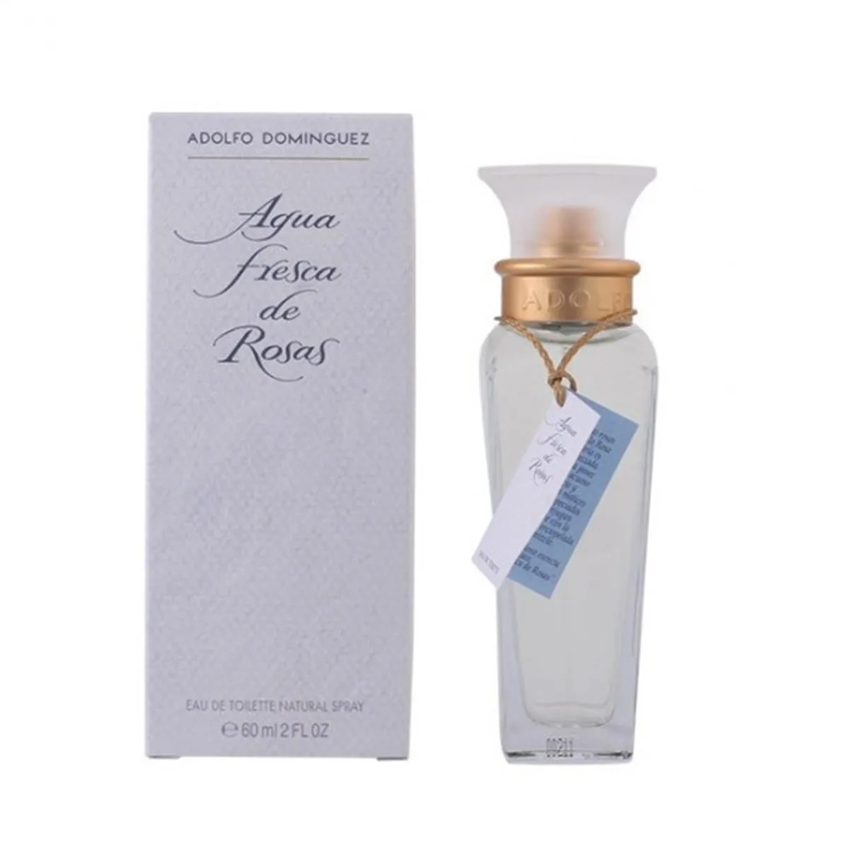 Adolfo Dominguez Agua Fresca De Rosas Eau De Toilette Spray 60ml 