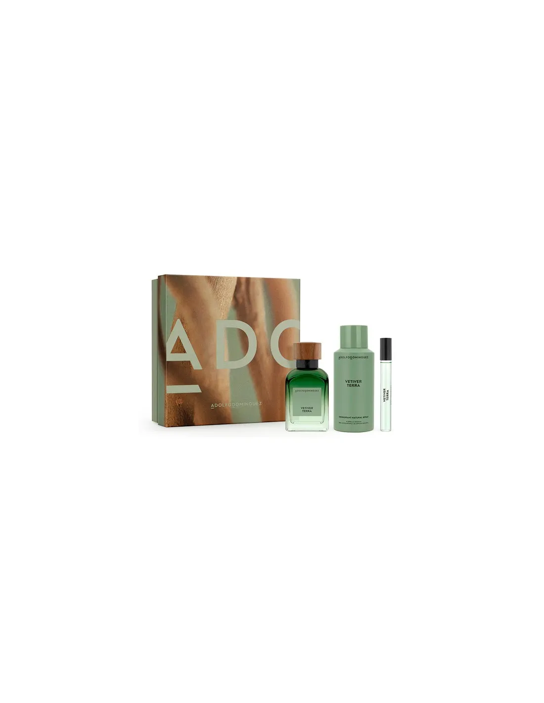 Adolfo Dominguez Ad Vetiver Terra Edp 120 Vpo V Po 10 Desodorante
