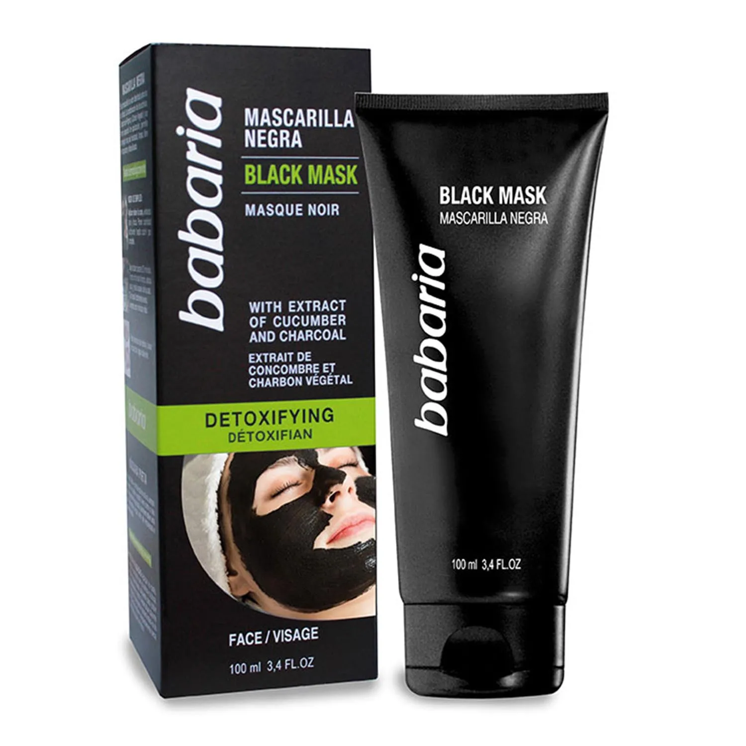 Maschera Detox Nera Babaria 100ml
