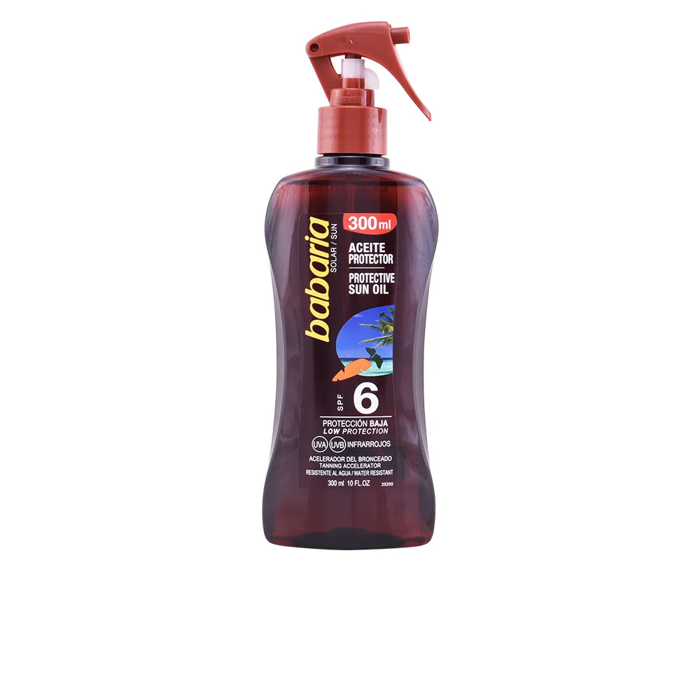 Babaria Spf 6 Olio solare protettivo con olio di carota 300 ml