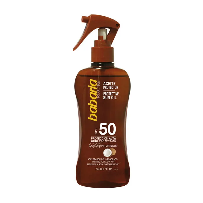 Babaria Coconut Olio solare protettivo Spf50 200ml