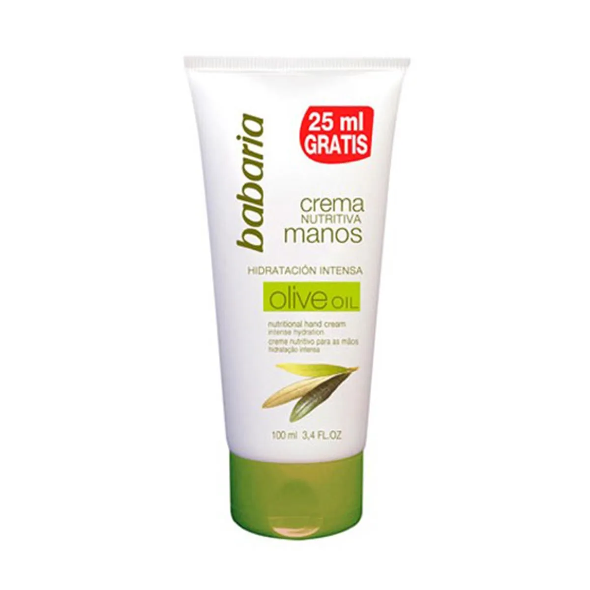 Crema mani nutriente all’olio d’oliva Babaria 75 ml
