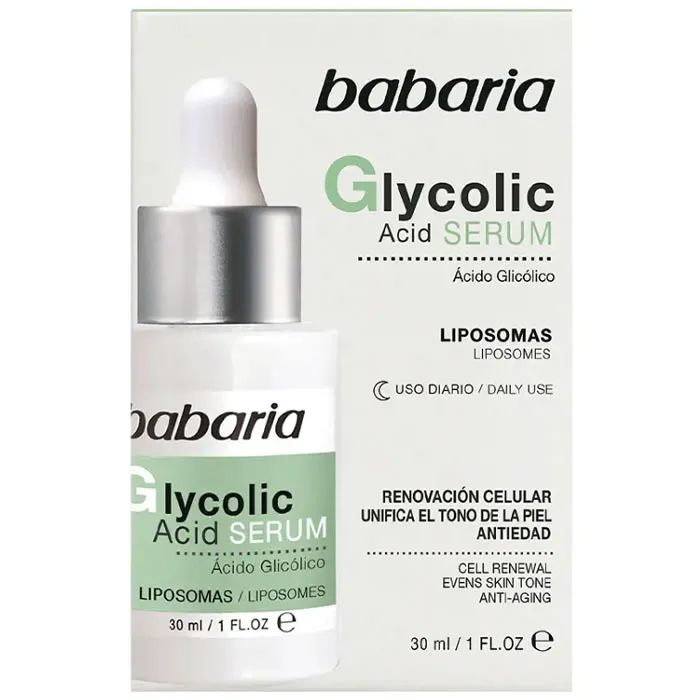 Babaria Siero all’acido glicolico per il rinnovamento cellulare 30 ml