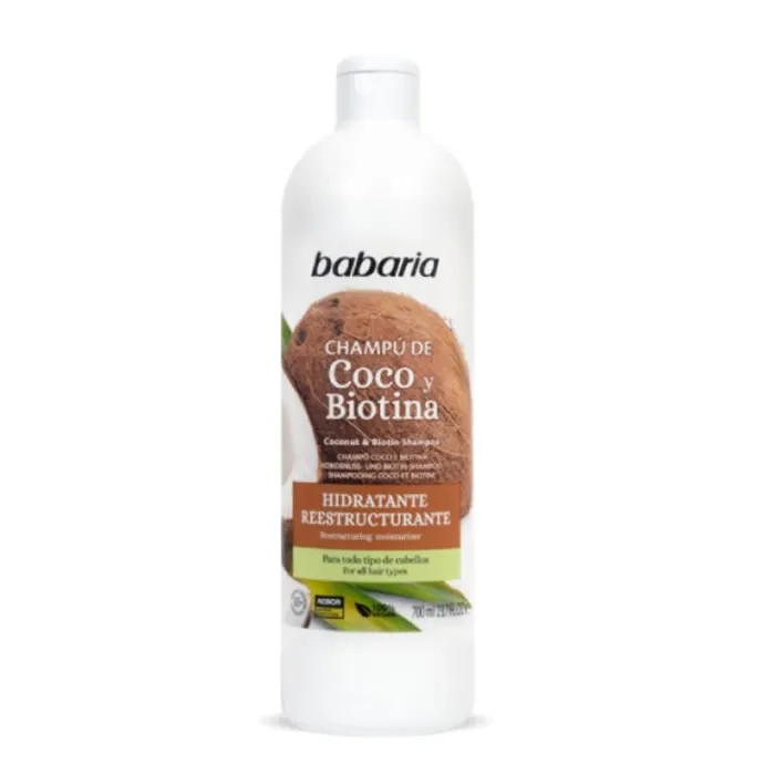 Shampoo Babaria al cocco con cheratina e biotina 700 ml