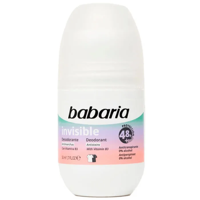 Babaria Invisible Deodorante Roll On 50 ml