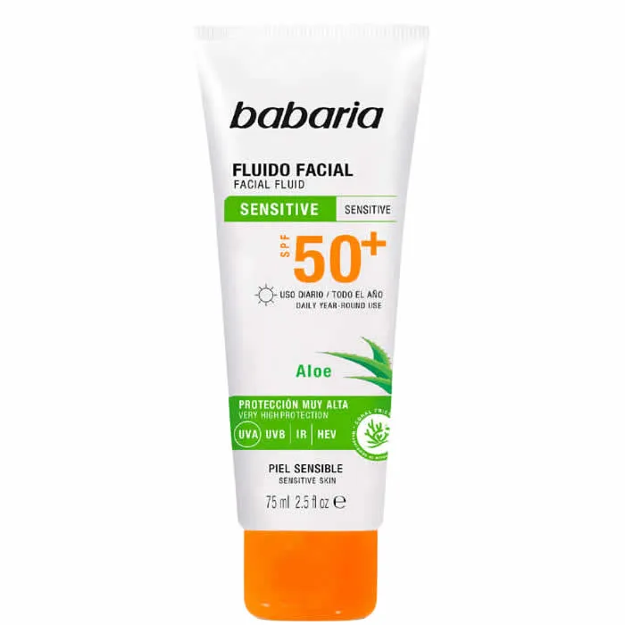 Babaria Facial Fluid Pelle Sensibile SPF50 75ml