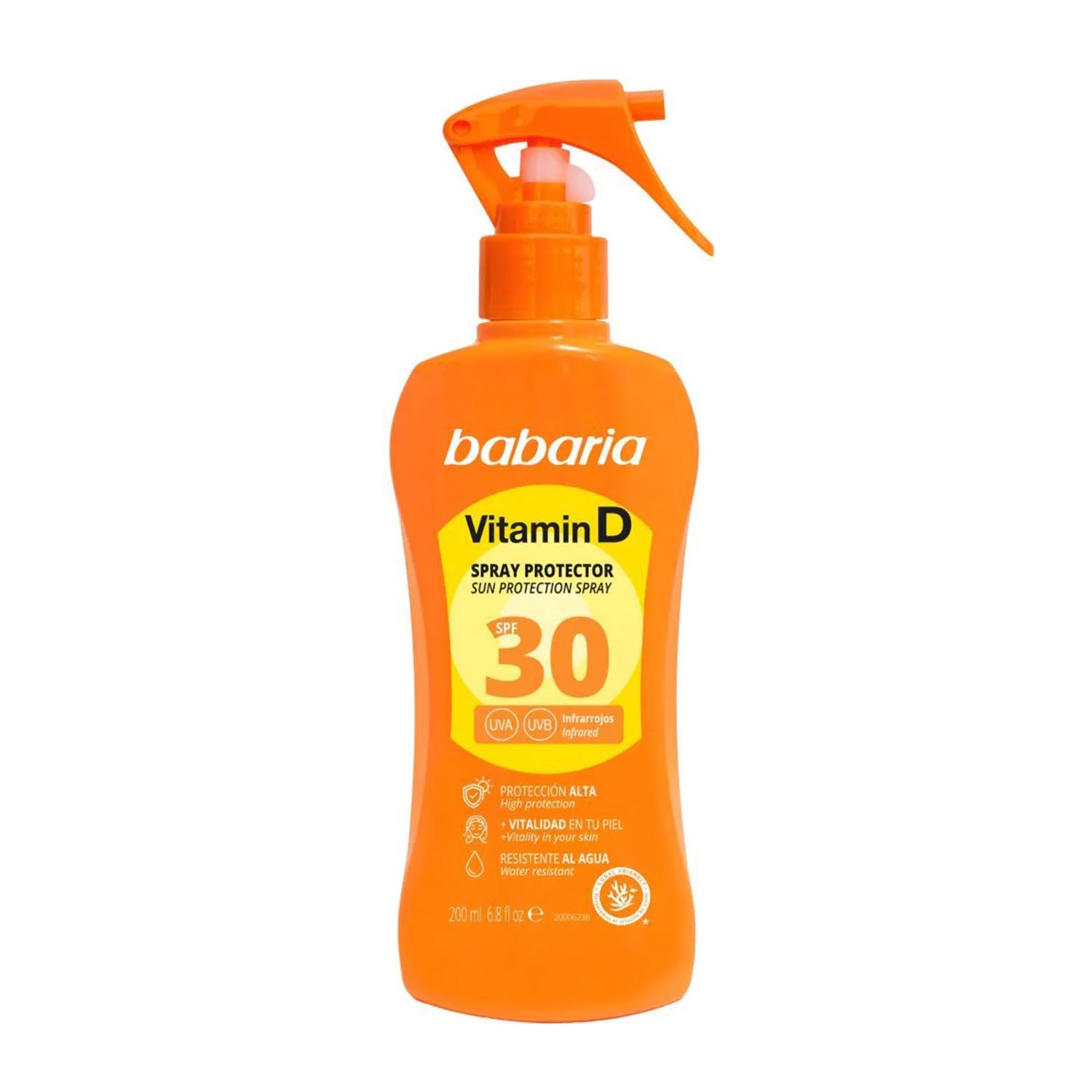 Babaria Vitamina D Spray Protettivo Spf30 200ml Spray