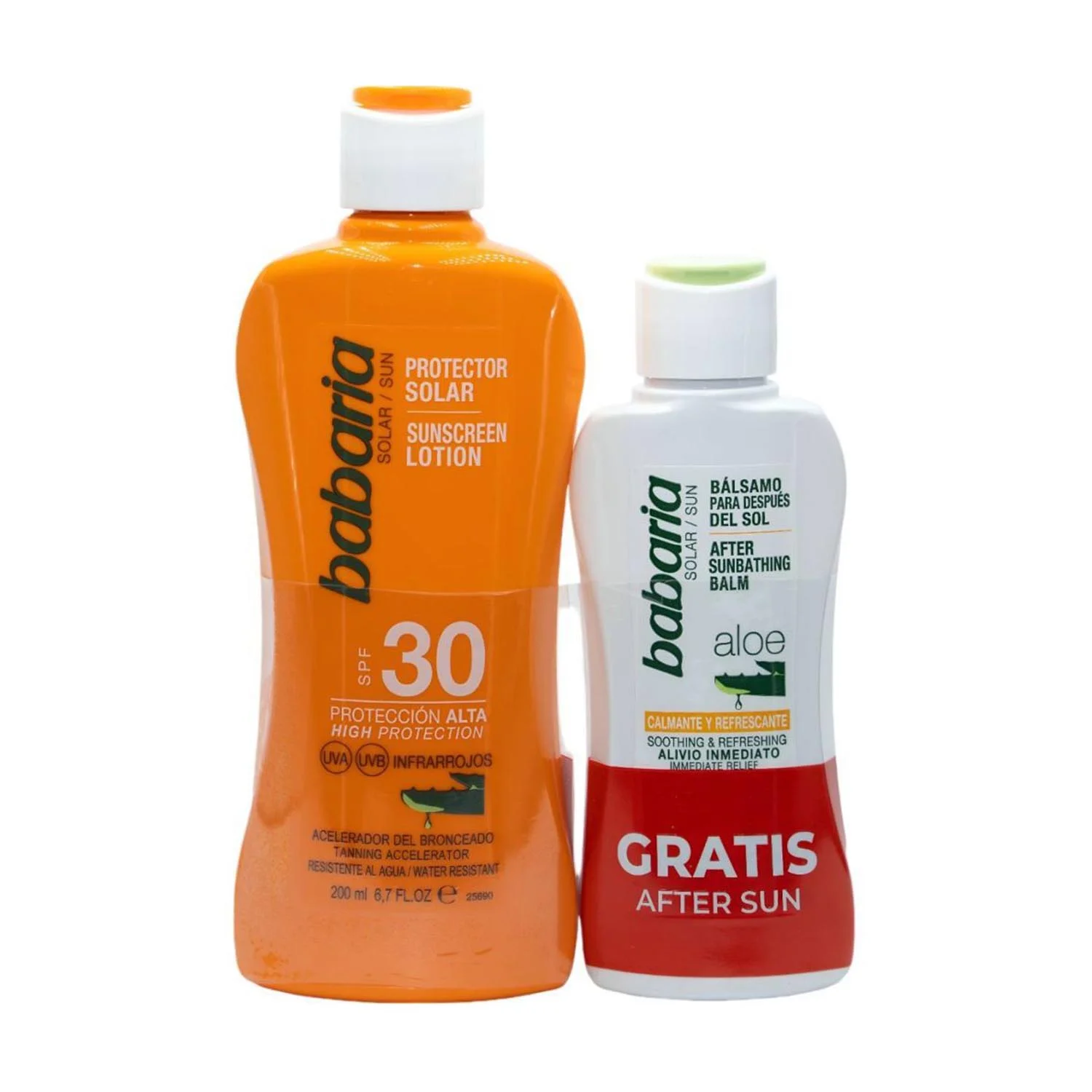 Babaria Aloe Sunscreen Spf30 200ml Balsamo Doposole 1u