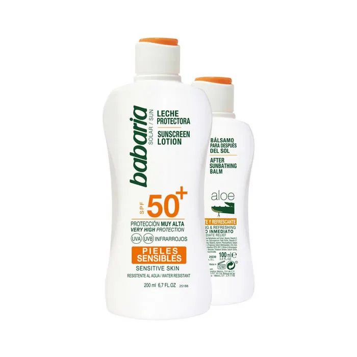 Babaria Sun Crema Solare Spf50 Plus 200ml Set 2 Pezzi
